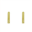 گوشواره طلا مدل مستطیل کد GA12726