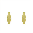 گوشواره طلا مدل پر کد GA12733