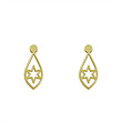 گوشواره طلا مدل ستاره کد GA12777