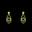 گوشواره طلا مدل ستاره کد GA12777