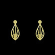 گوشواره طلا مدل اشک کد GA12798