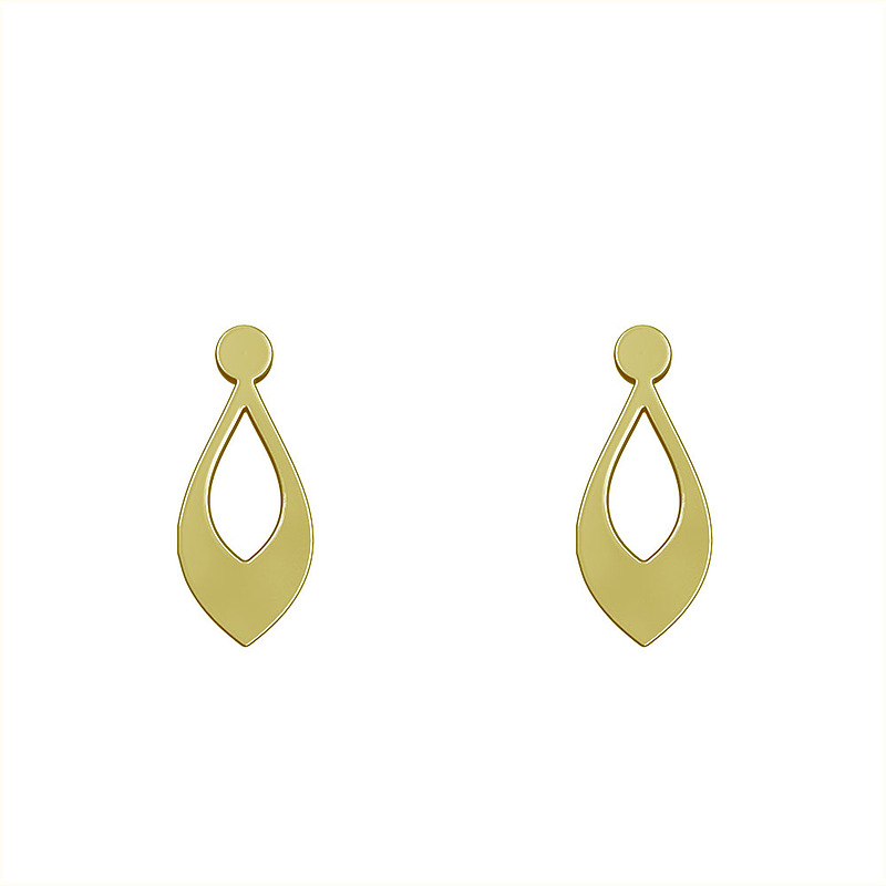 گوشواره طلا مدل اشک کد GA12877