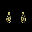 گوشواره طلا مدل اشک کد GA12878
