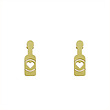 گوشواره طلا مدل بطری کد GA12933