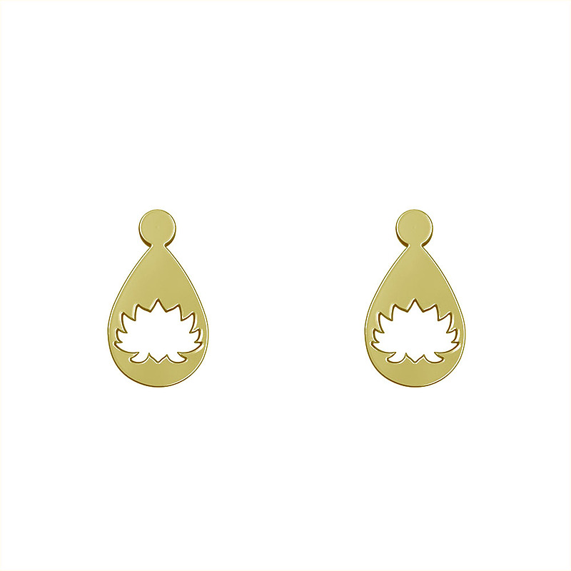 گوشواره طلا مدل هندسی کد GA13168