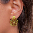 گوشواره طلا مدل هندسی کد GA13180