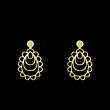 گوشواره طلا مدل هندسی کد GA13195