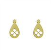 گوشواره طلا مدل هندسی کد GA13203