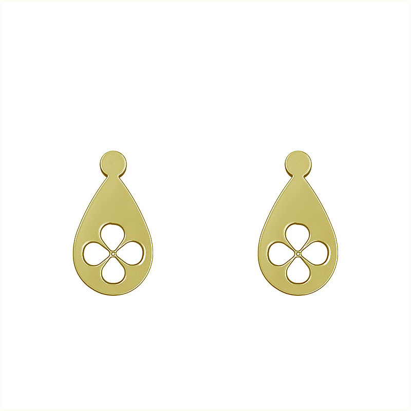 گوشواره طلا مدل هندسی کد GA13203