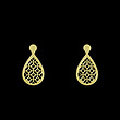 گوشواره طلا مدل هندسی کد GA13210