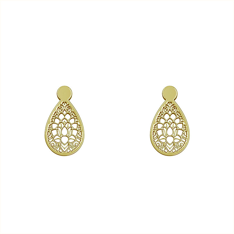 گوشواره طلا مدل هندسی کد GA13218