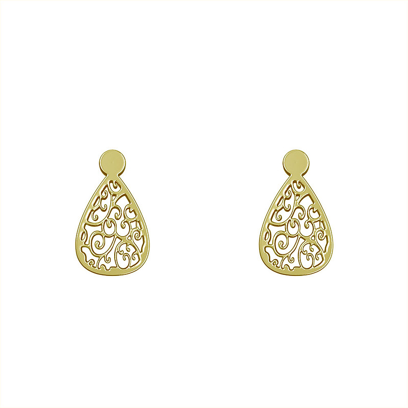 گوشواره طلا مدل هندسی کد GA13221
