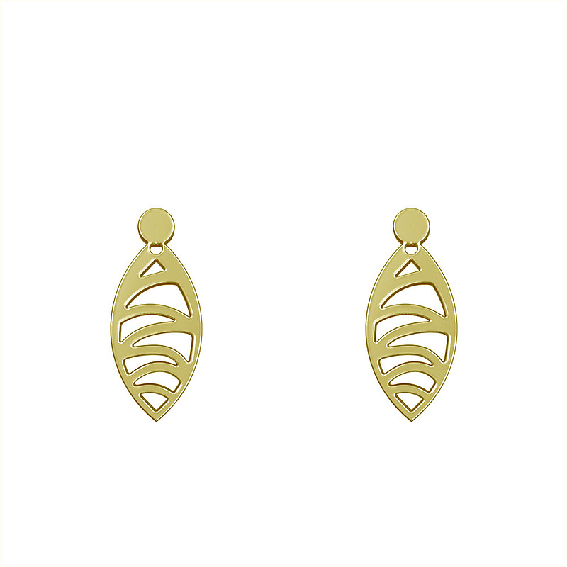 گوشواره طلا مدل هندسی کد GA13236