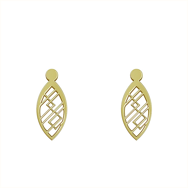 گوشواره طلا مدل هندسی کد GA13281