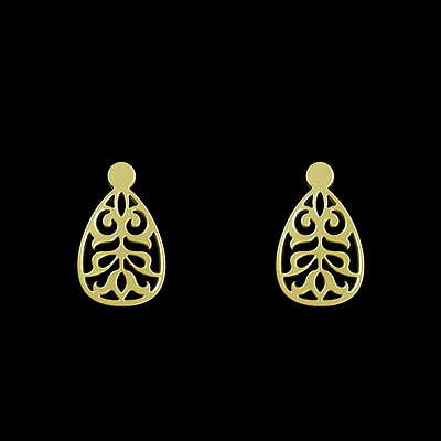 گوشواره طلا مدل اسلیمی کد GA15295