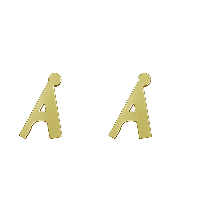 گوشواره طلا مدل حرف A کد GA16861