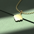 گردنبند طلا 18 عیار زنانه مدوپد مدل قاب کد P1236