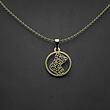 گردنبند طلا جوراب کریسمس 18 عیار  کد NN1021