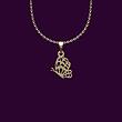 گردنبند طلا پروانه 18 عیار  کد NN1058