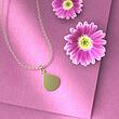 گردنبند طلا اشک 18 عیار  کد QQ1133