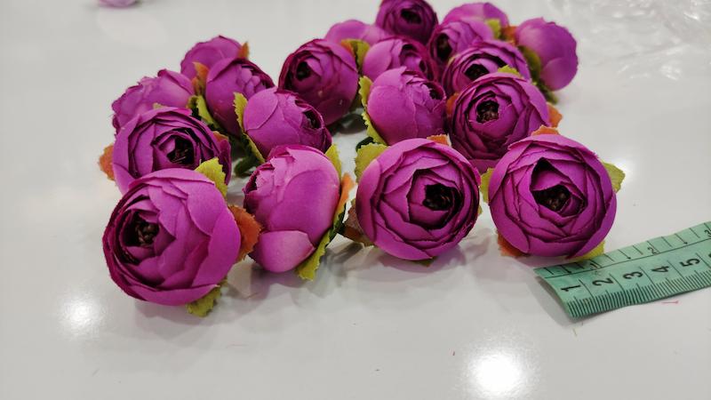 سرگل نسترن بنفش پررنگ 10 عددی