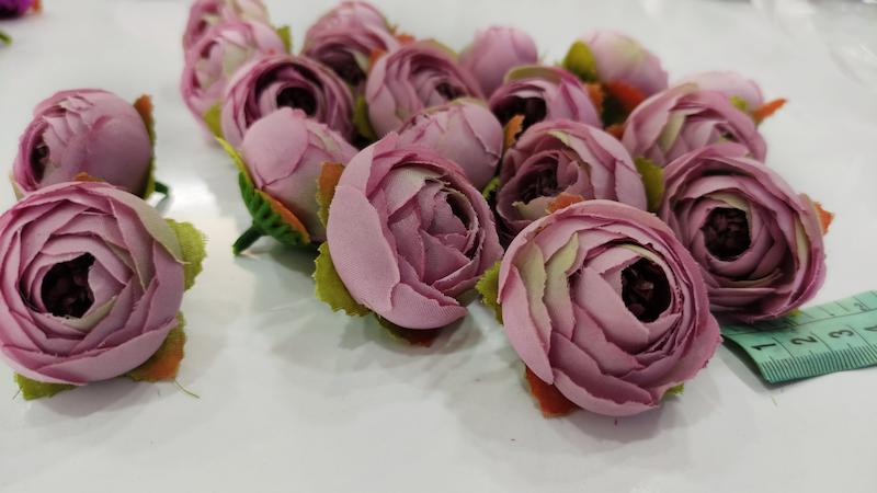 سرگل نسترن بنفش کمرنگ 10 عددی
