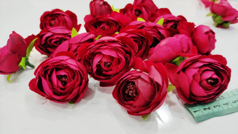 سرگل نسترن زرشکی 10 عددی