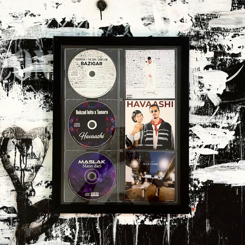 تابلو CD بهمراه کاور و بوکلت 