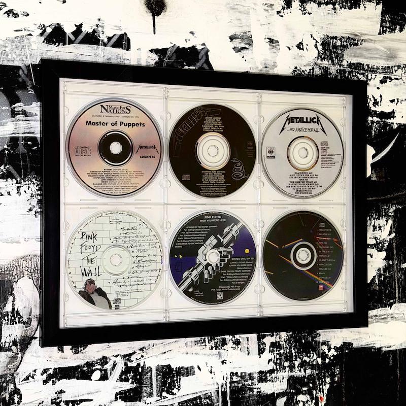 تابلو CD (شش عددی) Metallica x Pink floyd