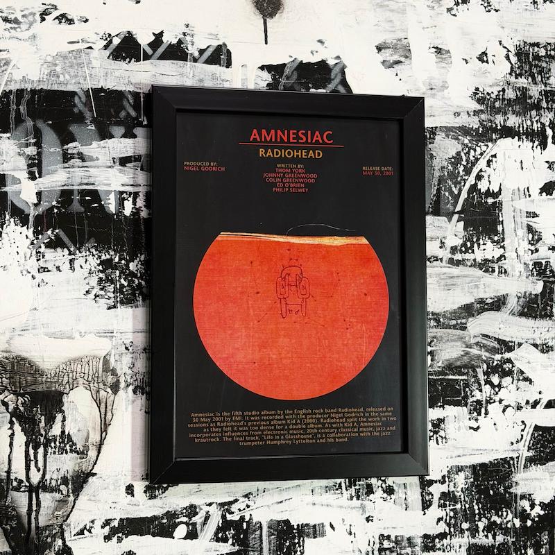 پوستر Radiohead - Amnesiac