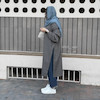 شومیز بلند طوسی