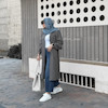 شومیز بلند طوسی