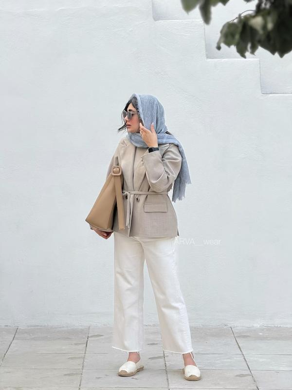 کت کارتیر کمردار خاکی