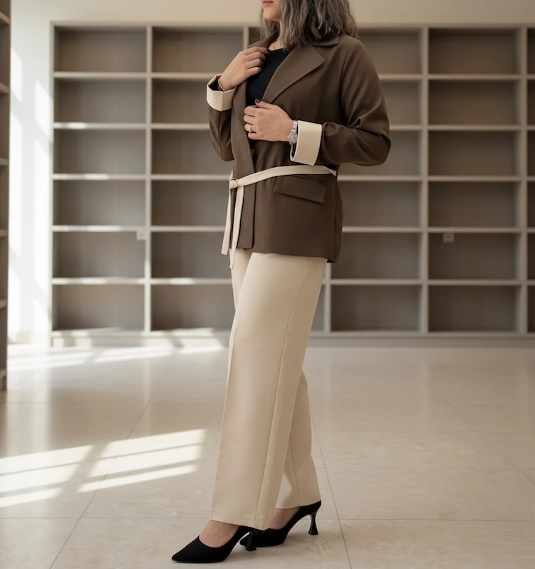 کت و شلوار زنانه ترکیبی