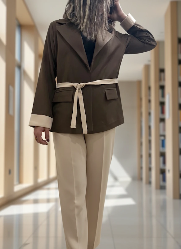 کت و شلوار زنانه ترکیبی