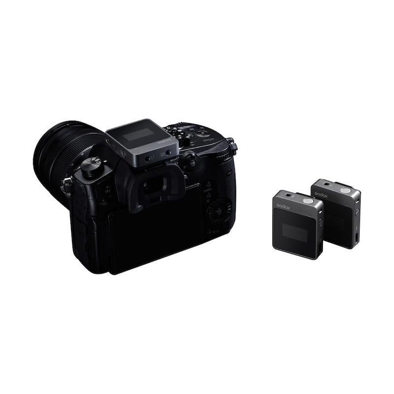 میکروفون دو کاربره گادکس مدل مولینک ا mic godox movelink uc2