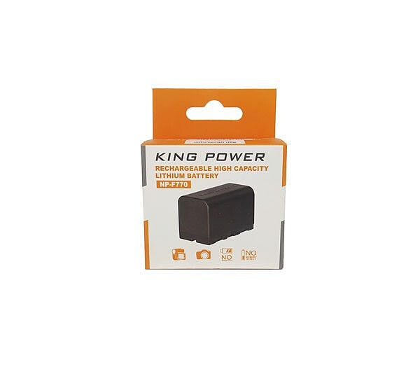 باتری  فست شارژ King Power NP-F770 با ظرفیت 4000 میلی آمپر