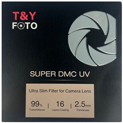 فیلتر لنز عکاسی يو وي T&Y UV 55mm Filter