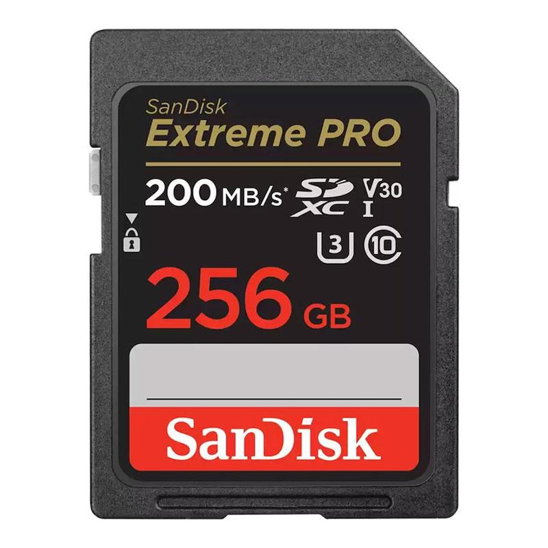 کارت حافظه SanDisk SD 256GB Extreme PRO200MB