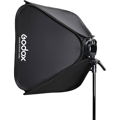 سافت باکس اسپیدلایت گودکس Godox S2 Speedlight Bracket With 60x60cm Softbox