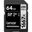 کارت حافظه لکسار Lexar 64GB Professional 1667x UHS-II SDXC