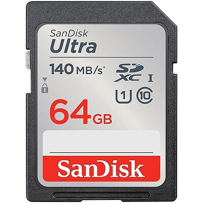 کارت حافظه سندیسک SanDisk Ultra UHS-I U1 Class 10 SDXC – 64GB 140MB/s