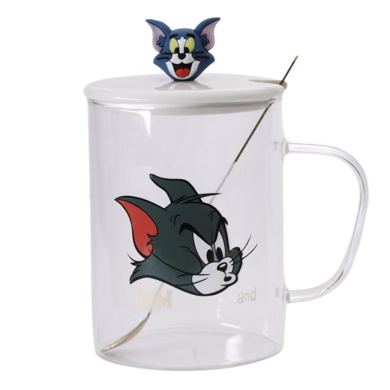 ماگ پیرکس تام و جری درب دار 20068