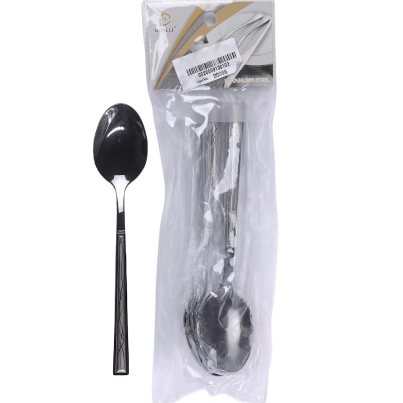 قاشق چایی خوری طرح خط دار 20096