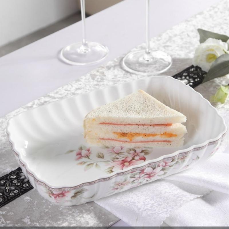 مرغ خوري مستطيل متوسط طرح Sweety کد  GK701134 