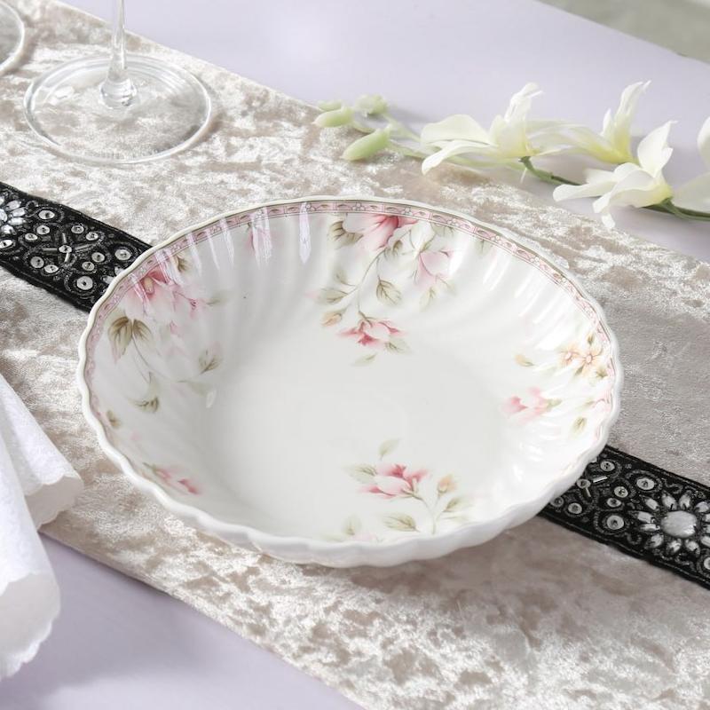 ست 6 عددی خورشت خوري گرد طرح Sweety کد GK701140    