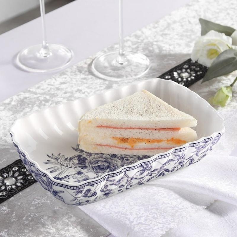 مرغ خوري مستطيل کوچک طرح LOTUS کدGK701133-1  