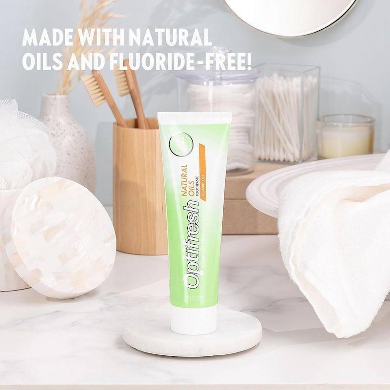 خمیردندان روغن طبیعی بدون فلوراید اپتی فرش 