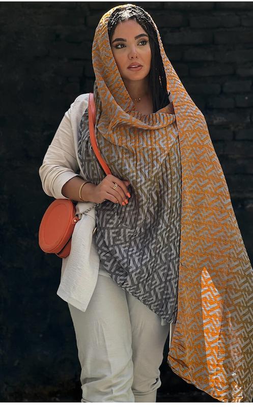 شال مام ابریشم پلیسه