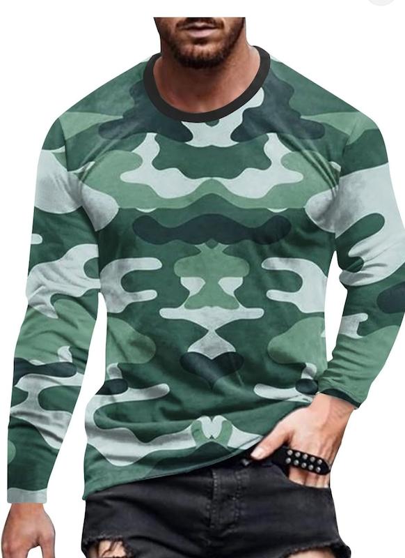 تیشرت آستین بلند چریکی 